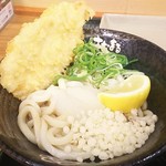 Hanamaru Udon - カレーセット 温ぶっかけ 580円 とり天140円 