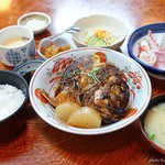 うお辰 - 2018年4月　鯛のあら炊き定食B【1680円】これで全部です