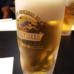 ぬりや - 生ビール　大