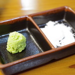 いち川 - 山葵、塩