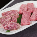 Horiguchi Chikuniku Chokuei Yakiniku Horiguchi - 仙台和牛ザブトンと和牛肩ロース