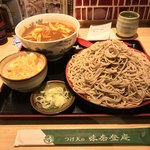 味奈登庵 - カレー南蛮そば 大盛り 別盛り＋揚げ玉！