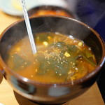焼肉元山 - ユッケジャンスープ