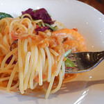 リストランテ　ディ・カナレット - スパゲッティーニ、ソフトシェルシュリンプのトマトソース