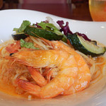 リストランテ　ディ・カナレット - スパゲッティーニ、ソフトシェルシュリンプのトマトソース