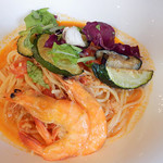 リストランテ　ディ・カナレット - スパゲッティーニ、ソフトシェルシュリンプのトマトソース