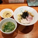 麺屋 六感堂 - 塩つけそば＋チャコ飯