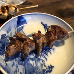 焼鳥 絶好鳥 - 砂肝アップ。サクサクして美味しい。
