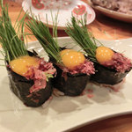 海 - 芽葱軍艦巻き