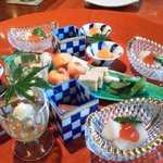 箱根 翠松園 - 夕飯（懐石の一部）