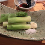 海 - アスパラ焼き