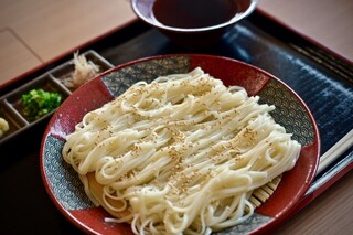 氷見 魚市場食堂 - 冷し氷見うどん