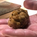 菊鮨 - ◆雲丹（唐津）・・タップリ盛られます、嬉しい。