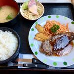 レストランミートアイランド - ステーキ（シングル）定食¥1,000