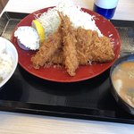 かつや - 海老・ロースカツ定食♪ 790円