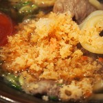 釜喜利うどん - 干し海老入り天かす