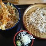 天丼てんや - 小天丼と小そばセット720円