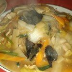 龍鳳閣 - 餡掛け焼きそば