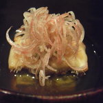 日本料理 晴山 - 茄子　穴子