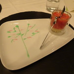 フェリス - ーGazpachoー フルーツのガスパッチョ　エスプーマ　グラニテ　層