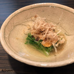 松もと - 浅蜊と水菜のお浸し