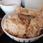 姫のそば ゆかり庵 - 山菜炊き込みご飯