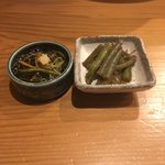 一穂 - お通し。
      美味し。