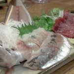 奇珍 - 旬のお刺身。くじらが超美味！！