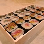 天史朗鮨 - お土産　おまかせ細巻き
