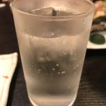 ほし中 - 箸休めに梅酒のソーダー割り！笑