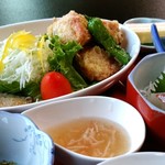 実乃花 - 本日の御膳のメインは、蟹のふわふわ揚げ