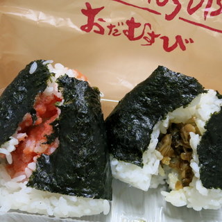 Odamusubi - めんたいこぎっしり！　ごはんとの比率おかしいよ