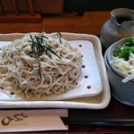 ひろ - 手打ちそば定食(そば大盛)