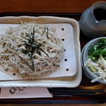 ひろ - 手打ちそば定食(そば大盛)