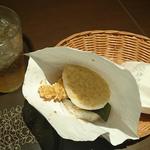 MOS BURGER - モスライスバーガー海老の天ぷらオニポテセット