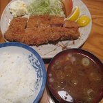 特ロース＋ごはん＋ナメコ汁
