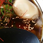 福亭 - ブラック醤油　冷やしラーメン　スープ