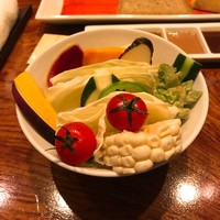 銀座 六覺燈 銀座店  - 付け合わせの野菜