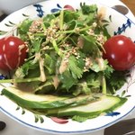 八紘学園 農産物直売所 - 【2018年06月】購入したパクチーで、パクチーサラダ①