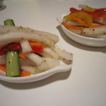 シシリヤ - ピクルス。かなぁ・・・おつまみに出てきました。