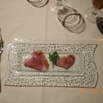 パルマ産生ハムとイタリア産サラミ