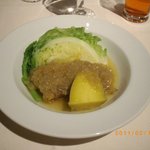 アンミラーレ・フィレンツェ - 米沢豚のジェノヴェーゼ（ナポリ風煮込み）