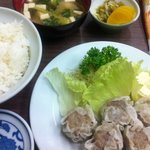 食堂 一休 - 肉シウマイ定食