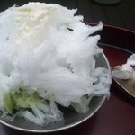 うおがし銘茶 銀座店 茶・銀座 - 2011.8. 抹茶かき氷