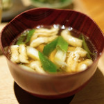 立場割烹 SSAW - 水無月の贅沢御膳 1000円 の鰯つみれ汁