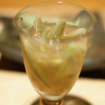 立場割烹 SSAW - 水無月の贅沢御膳 1000円 の秋田三種町蓴菜