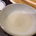 吾妻橋 やぶそば - 蕎麦湯原液