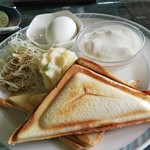 ホットサンドモーニング プレート ※拡大(2018.07.19)