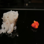 乙女寿司 - 30年7月　赤西貝 、赤烏賊　胡麻和え