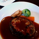 ハンバーグランチ　メイン＆玄米ライス